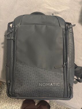 Black Nomatic Travel Backpack Expandable 20L - 30L